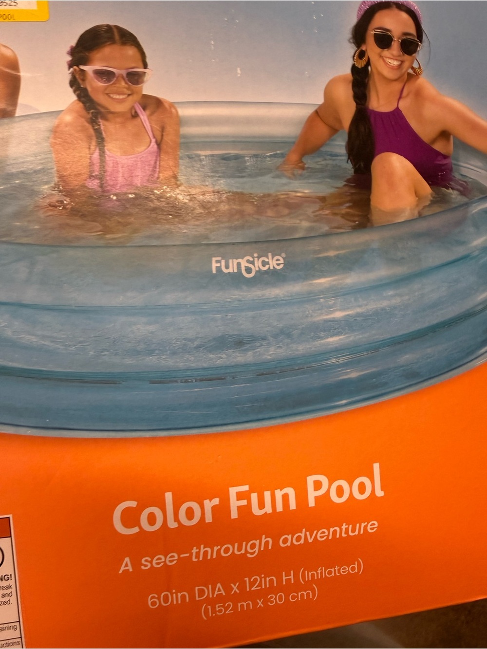 Color Fun Pool - Kids Inflatable Pool in Blue